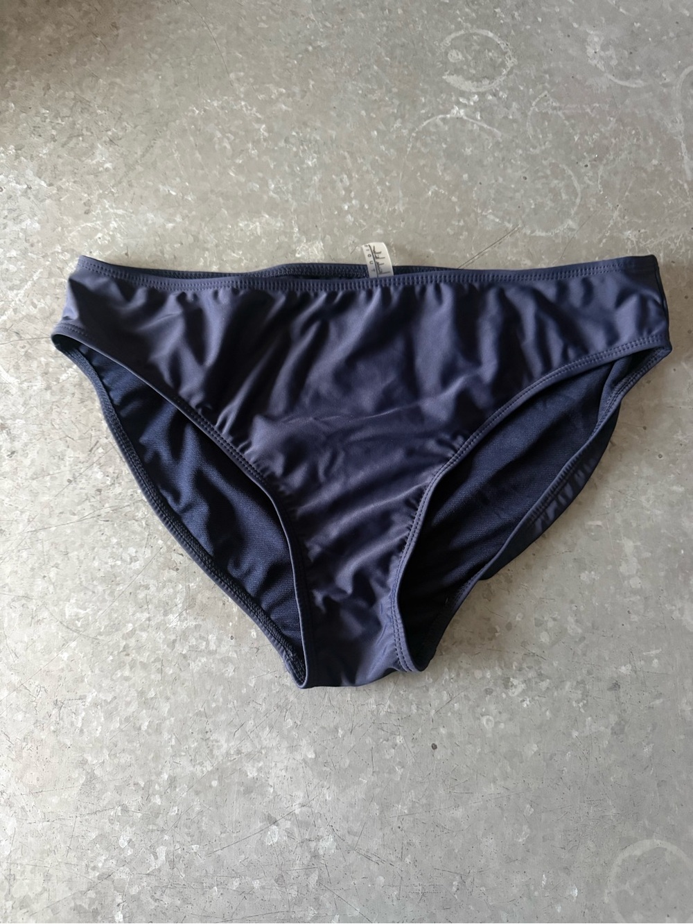 Nicole Miller Studio Navy Bikini Bottoms Women's Large Classic Swim Brief